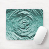 Blauwgroen waterrimpel muismat (Met muis)