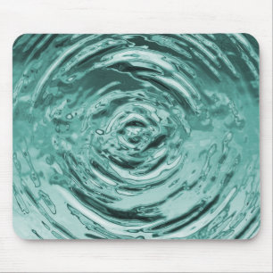 Blauwgroen waterrimpel muismat