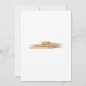 Blauwgroen Waterverf Goud Geometrisch Lijst Bruilo Kaart (Achterkant)