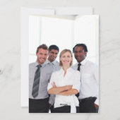 Blauwgroen Waterverf kerstkaarten voor  gebruik Feestdagenkaart (Achterkant)