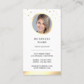 Blauwgroen Waterverf Succulent Cake Pastry Chef Ba Visitekaartje (Achterkant)