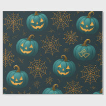 Blauwgroen Webbed Jack - O’ - Lantaarns