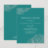  Blauwgroen wervelrepetitie Inwendige Kaart (Voorkant / Achterkant)