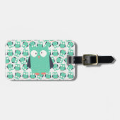 Blauwgroen Whimsical Ownership Bagagelabel (Voorkant horizontaal)