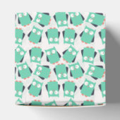 Blauwgroen Whimsical Ownership Bedankdoosjes (Bovenkant)