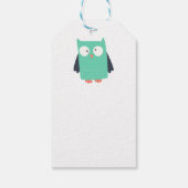 Blauwgroen Whimsical Ownership Cadeaulabel (Achterkant)