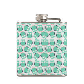 Blauwgroen Whimsical Ownership Heupfles (Achterkant)