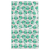 Blauwgroen Whimsical Ownership Klein Cadeauzakje (Achterkant)