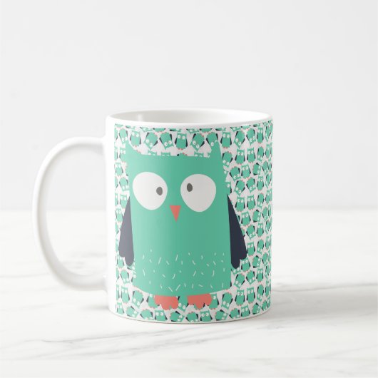 Blauwgroen Whimsical Ownership Koffiemok (Links)