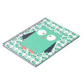 Blauwgroen Whimsical Ownership Notitieboek (Linkerzijde)