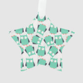 Blauwgroen Whimsical Ownership Ornament (achterkant)