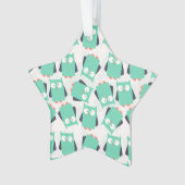 Blauwgroen Whimsical Ownership Ornament (voorkant)