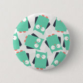 Blauwgroen Whimsical Ownership Ronde Button 5,7 Cm (Voorkant)