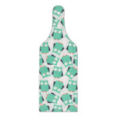 Blauwgroen Whimsical Ownership Snijplank (Voorkant)