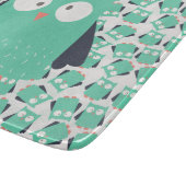 Blauwgroen Whimsical Ownership Snijplank (Hoek)