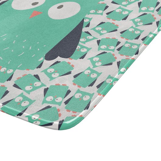 Blauwgroen Whimsical Ownership Snijplank (Hoek)