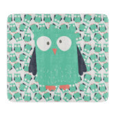 Blauwgroen Whimsical Ownership Snijplank (Voorkant)