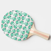Blauwgroen Whimsical Ownership Tafeltennisbatje (Zijkant)