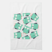 Blauwgroen Whimsical Ownership Theedoek (Verticaal)