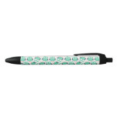 Blauwgroen Whimsical Ownership Zwarte Inkt Pen (Bovenkant)