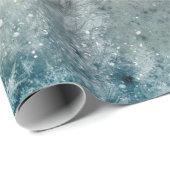 Blauwgroen winterdennenbos cadeaupapier (Rol Hoek)