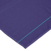 Blauwgroen Wit Blauw Plain Kleurblok Ontwerp Tafelkleed (Gekanteld)