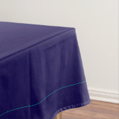 Blauwgroen Wit Blauw Plain Kleurblok Ontwerp Tafelkleed (Voorbeeld)