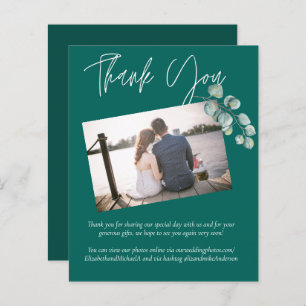 Blauwgroen wit EUCALYPTUS-huwelijk met een laag bu