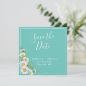 Blauwgroen & Witte Dagen sparen de Code van de Dat Aankondiging (Staand voorkant)