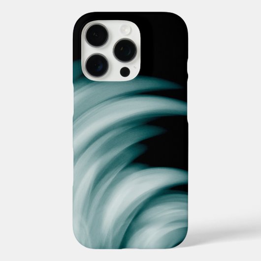 Blauwgroen witte lijnen Case-Mate iPhone case (Achterkant)