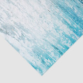 Blauwgroen witte roestvrijbuiter van hout tissuepapier (Detail)