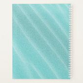 Blauwgroen zand ripples - Aangepaste plank Planner (Achterkant)