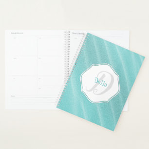 Blauwgroen zand ripples - Aangepaste plank Planner