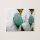 Blauwgroen zand Zee Legpuzzel (Horizontaal)
