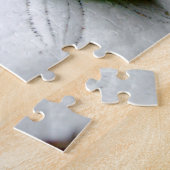 Blauwgroen zand Zee Legpuzzel (Zijkant)