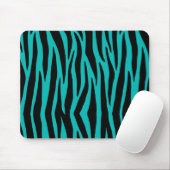 Blauwgroen Zebra Muismat (Met muis)
