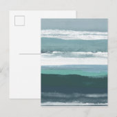 Blauwgroen Zee Briefkaart (Voorkant / Achterkant)