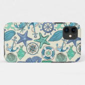 Blauwgroen Zee dierentuin Case-Mate iPhone Case (Achterkant (horizontaal))