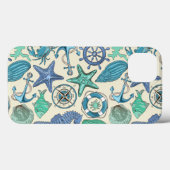 Blauwgroen Zee dierentuin Case-Mate iPhone Case (Achterkant (horizontaal))