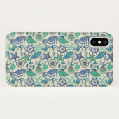 Blauwgroen Zee dierentuin Case-Mate iPhone Case (Achterkant (horizontaal))