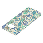 Blauwgroen Zee dierentuin Case-Mate Samsung Galaxy Hoesje (Onderkant)