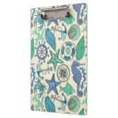 Blauwgroen Zee dierentuin Klembord (Links)