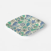 Blauwgroen Zee dierentuin Papieren Bordje (Gebogen)