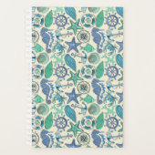 Blauwgroen Zee dierentuin Planner (Voorkant)
