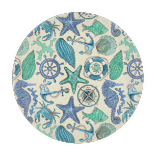 Blauwgroen Zee dierentuin Snijplank