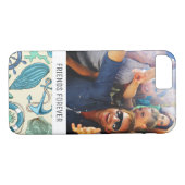 Blauwgroen Zee dierentuin | Uw foto en tekst Case-Mate iPhone Case (Achterkant (Horizontaal))