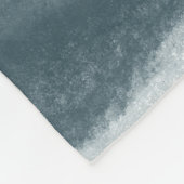 Blauwgroen Zee Fleece Deken (Hoek)