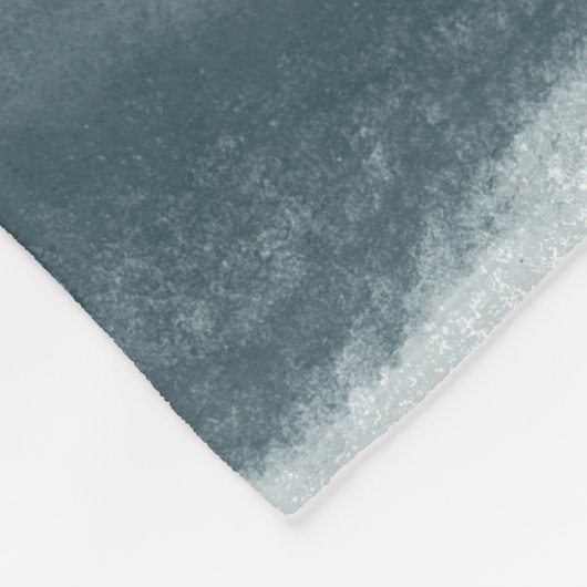 Blauwgroen Zee Fleece Deken (Hoek)