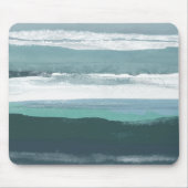 Blauwgroen Zee Muismat (Voorkant)