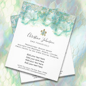 blauwgroen zee schildpad flyer